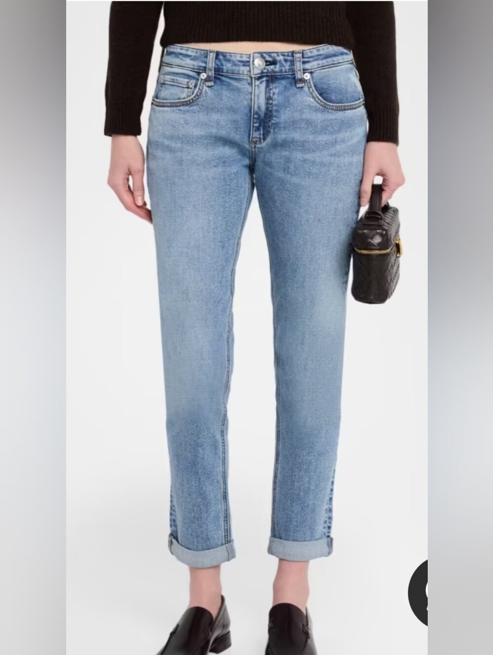 Rag & bone Dre Low Rise Boyfriend Jean With Stretch
